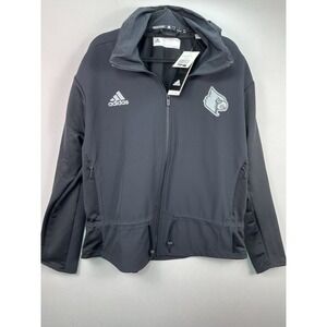 Adidas Louisville Cardinals Cold.RDY Jacket Mens XL Black Full Zip Hoodie NWT
